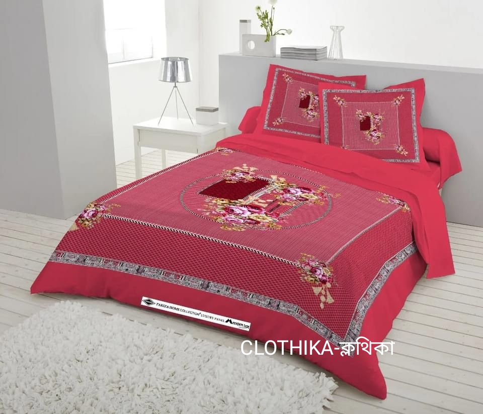 Picture of Eid Collection New Luxury Panel Bedsheet king size(8feet/7.5 feet) with 2 pillows cover