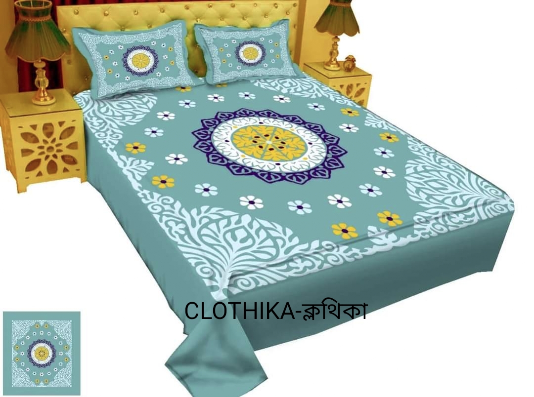 Picture of Eid Collection Bedsheet king size(8feet/7.5 feet) with 2 pillows cover