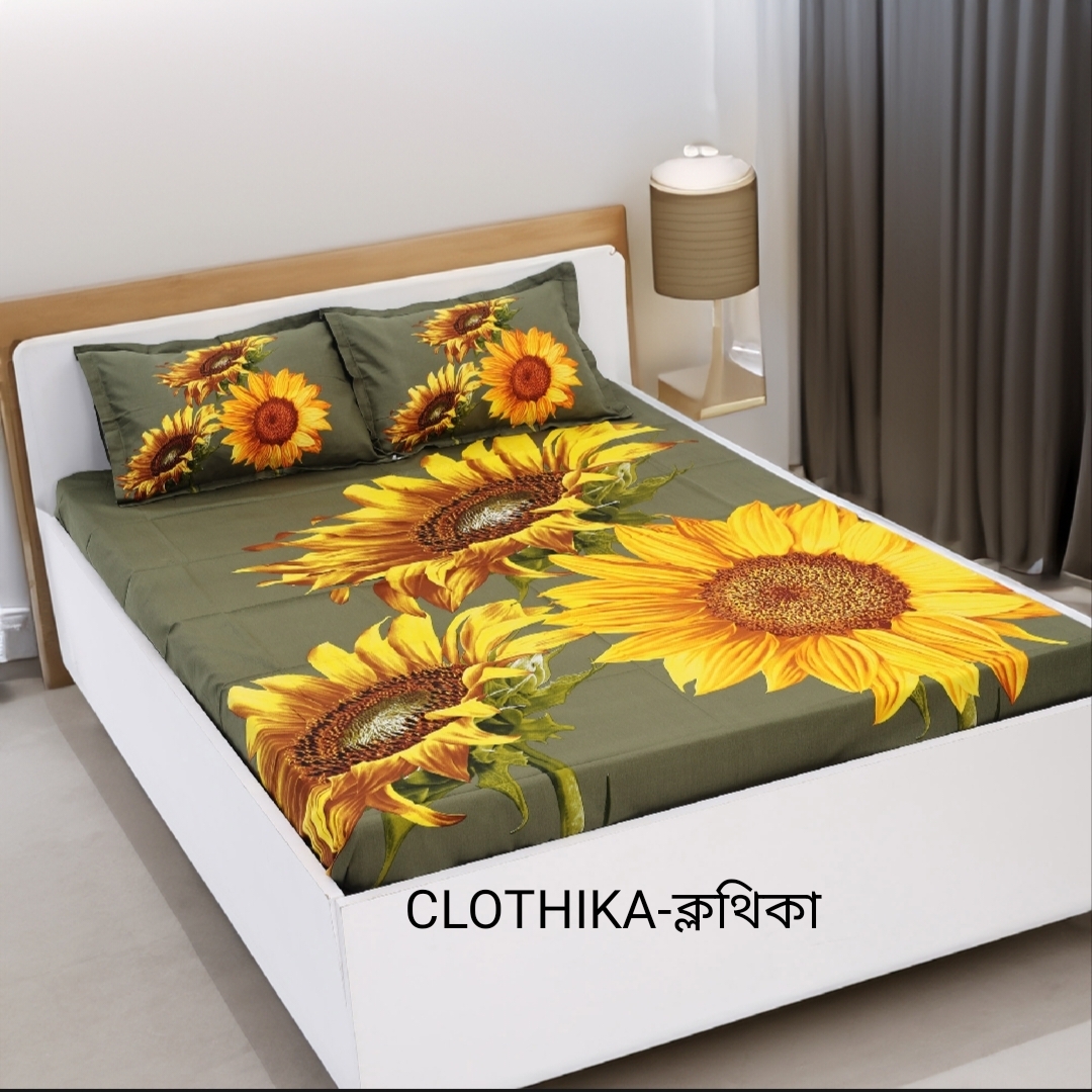 Picture of Eid new collection Bedsheet king size(8feet/7.5 feet) with 2 pillows cover