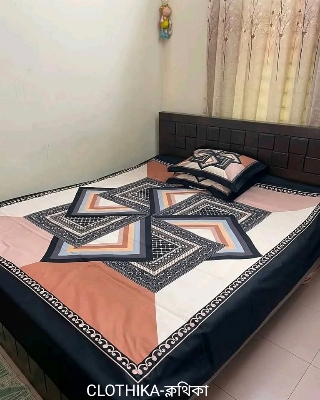 Picture of Premium Quality Panel Bedsheet king size(8feet/7.5feet) with 2 pillows cover from CLOTHIKA