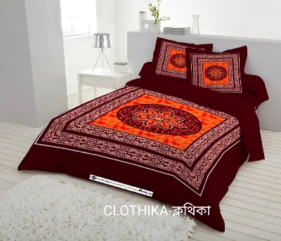 Picture of Premium Quality panel Bedsheet king size (8feet/7.5feet)  with 2 pillows cover from CLOTHIKA