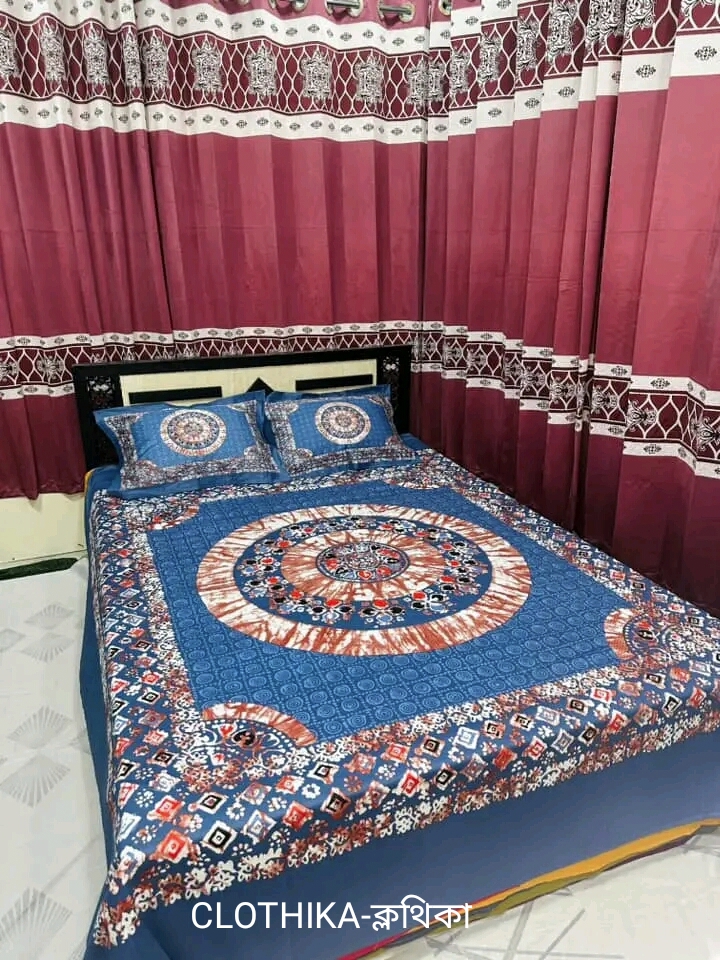 Picture of Luxury Panel Bedsheet king size(8feet/7.5feet) with 2 pillows cover from CLOTHIKA