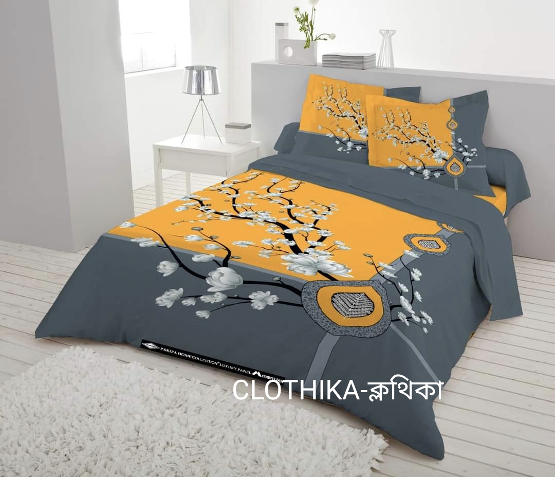 Picture of Luxury Panel Bedsheet king size(8feet/7.5feet) with 2 pillows cover from CLOTHIKA