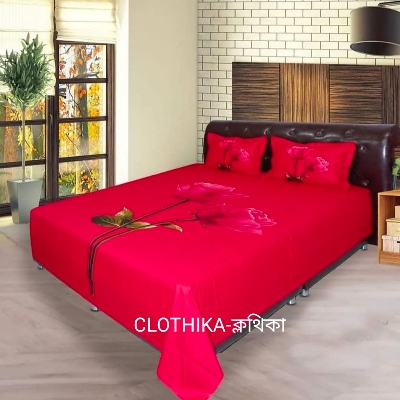 Picture of Premium Quality Bedsheet king size(8feet/7.5feet) with 2 pillows cover from CLOTHIKA
