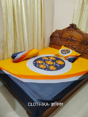 Picture of Premium Quality Bedsheet king size(8feet/7.5feet) with 2 pillows cover & 1side pillow cover