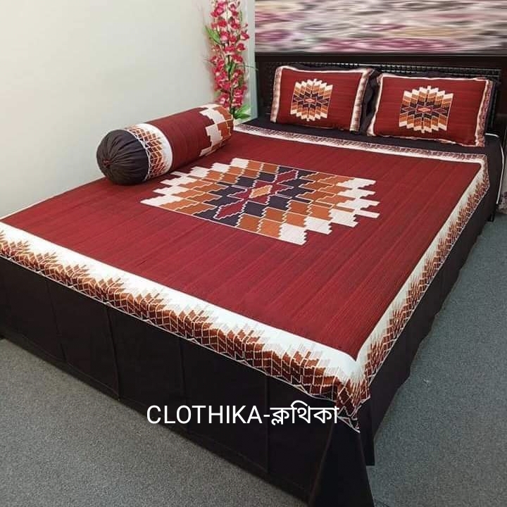 Picture of Luxury Panel Bedsheet king size(8feet/7.5feet) with 2pillows cover 1 side pillow cover