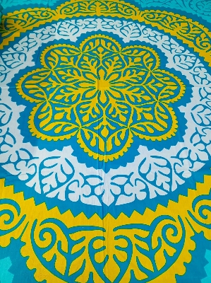 Picture of New Design Luxury Panel Bedsheet king size (8feet/7.5feet) with 2 pillows cover for Home decorations