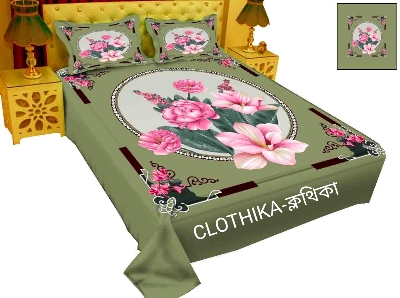 Picture of Luxury Panel Bedsheet king size (8feet/7.5feet) with 2 pillows cover for home decorations