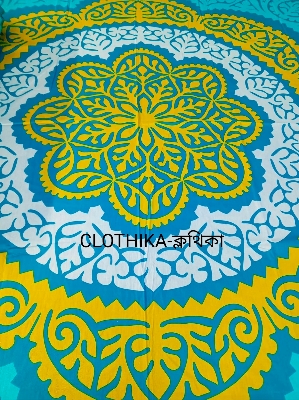 Picture of Premium Quality Panel Bedsheet king size(8feet/7.5feet) with 2 pillows cover for home decorations
