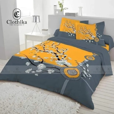 Picture of New Design Luxury Panel bedsheet king size(8feet×7.5feet) with 2 pillows cover for home decorations