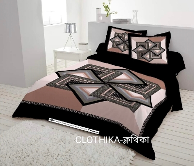 Picture of New design Premium Quality Panel Bedsheet king size(8feet×7.5feet) with 2 pillows cover for home decorations