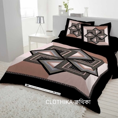 Picture of New design Premium Quality Panel Bedsheet king size(8feet×7.5feet) with 2 pillows cover for home decorations