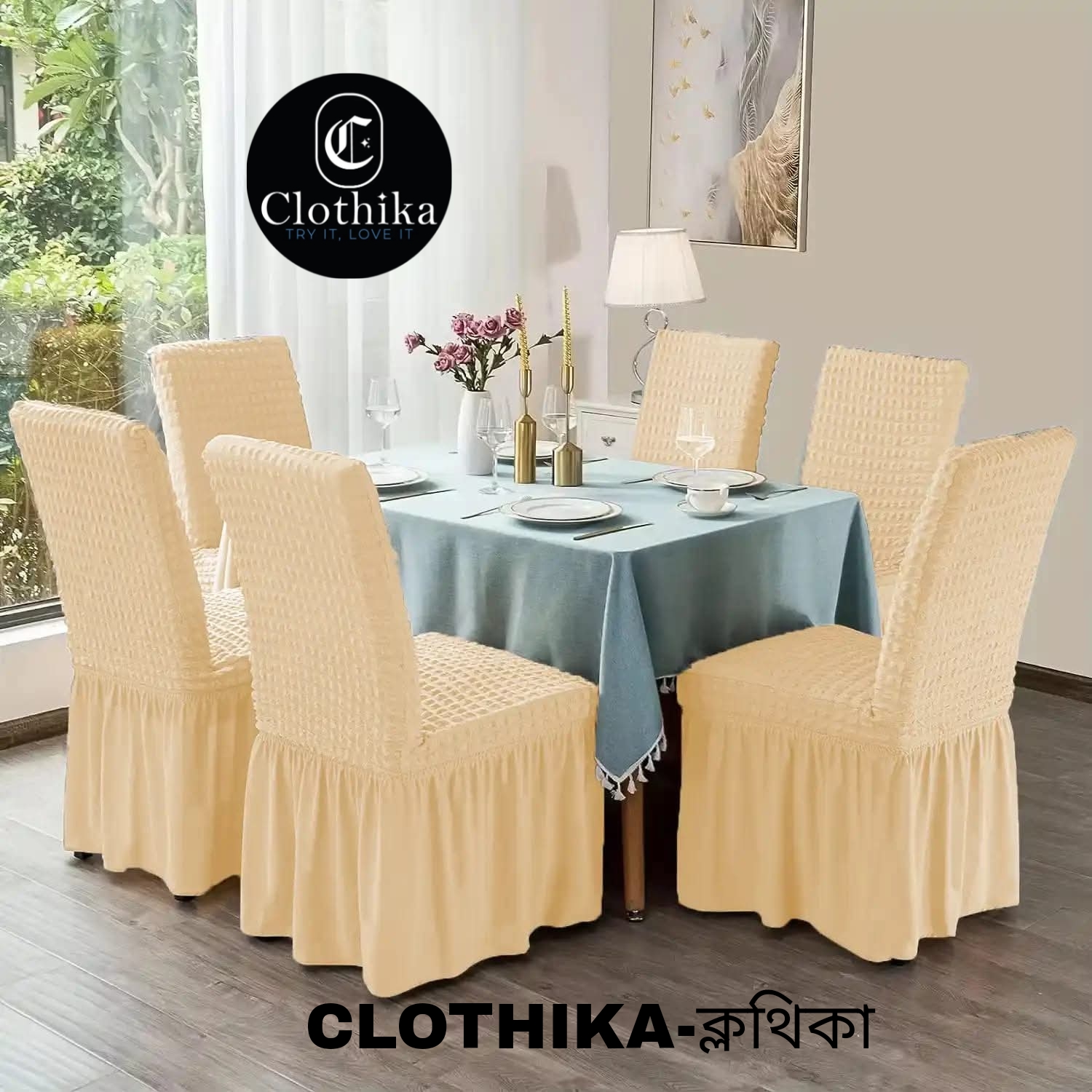 Picture of 6 SEATS TURKISH ORIGINAL CHAIR COVER FOR HOME DECORATIONS