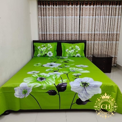 Picture of Premium Quality Luxury Panel bedsheet king size(8feet×7.5feet) with 2 pillows cover for home decorations
