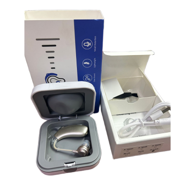 Picture of Rechargeable Hearing Amplifier for Seniors, 6 Volume Modes, Feedback Cancellation, noise Reduction and Feedback Cancellation Axon A-360D BTE Hearing Aid