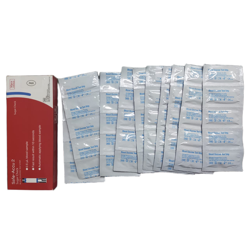Picture of Safe-Accu 2 Blood Glucose Test Strips – 50 pcs