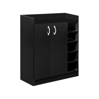 Picture of Best Quality Furniture Shoe Rack with Cover Shoe Shelf Laminated Board (Finish Color - Albino and White) - Minimalistic Sophistication M