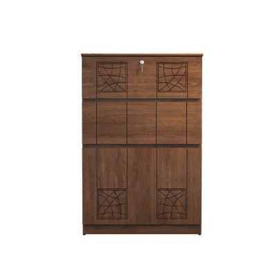 Picture of Antique Dresser for Bedroom Chest of Drawers with Top Tall Storage Cabinet Nightstand for Living Room 60/42