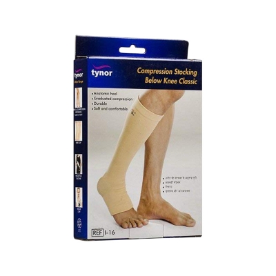 Picture of Tynor Compression Stocking(High Quality,Durable,Open Toe)-Below Knee