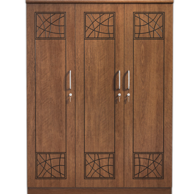 Picture of Laminated Board Chevron 3 Door Cupboard,3 Door Almira 72/48