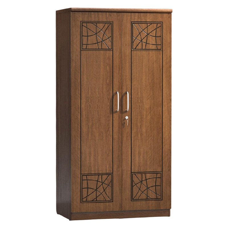 Picture of Premium Quality - Modern 2 Door Almira,Melamine Laminated Board Chevron Cupboard 72/28