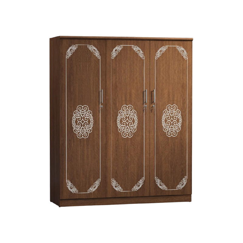 Picture of Premium Quality - Modern 3 Door Almira MDF Laminated Cupboard 72/48
