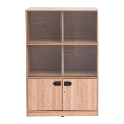 Picture of Premium Design Office/Home Furniture Storage Bookshelf Bookcase with Two Large Cabinet Drawer