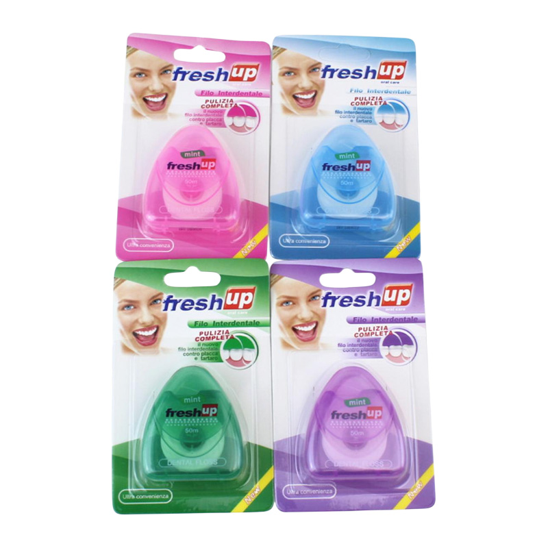 Picture of High quality 50m Length mint flavor Fresh Up Dental Terylene Floss 12pcs 1Box