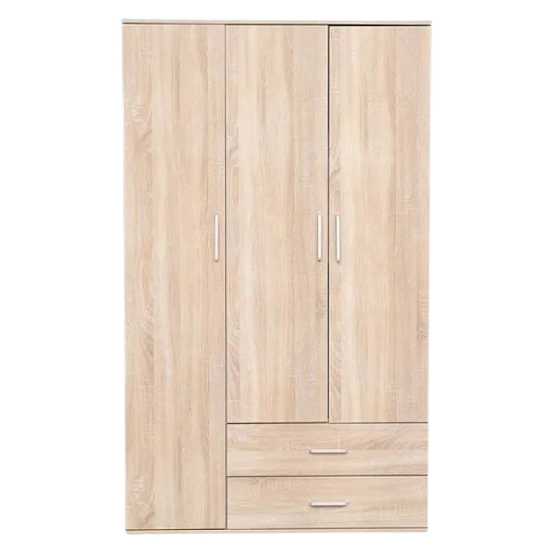 Picture of Avant-garde - High Quality 3 Door Almirah / Wardrobe with Drawer, Shelves & Hanging Space for Clothes Wooden Utility Cupboard
