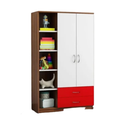 Picture of Quirky Finds - Premium Design Luxury Pull out Almirah with 2 Drawer and 1open Shelf for Book or Display Unit/ Cloth Hanger Storage