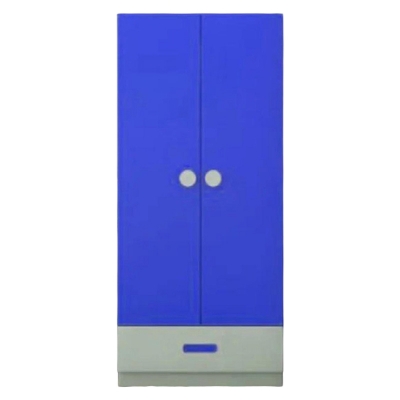 Picture of 2 Door Palencia Almirah with Locker Drawer or Cloth Storage Organizer for Living Room & Bedroom | Multipurpose Wardrobe for