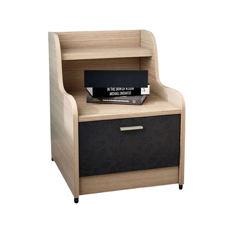 Picture of Highly Vital - Best Quality Furniture Bed Side Table with Two Large Drawer Size- L16 + W16 + H24 Inch - Furniture & Decor