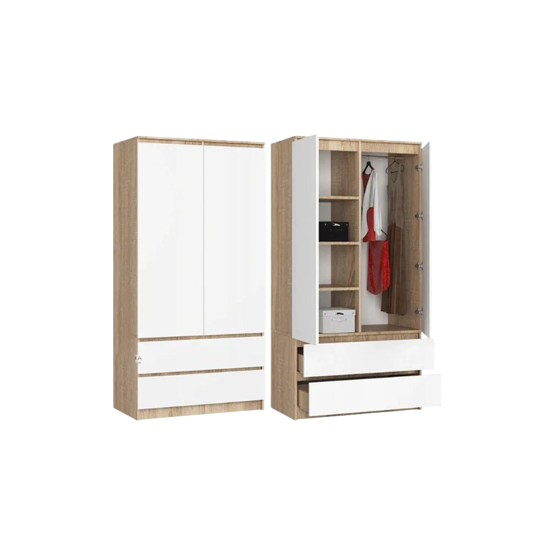 Picture of Indispensable - Best Quality Furniture Modern & Contemporary style 2 Door with 2 Drawer Almira / Wardrobe - Furniture & Decor