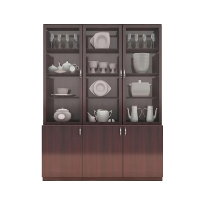Picture of Newfangled - Showcase With Crockery Display Unit with 3 door Storage Cabinet by Best Quality Furniture - Furniture & Decor