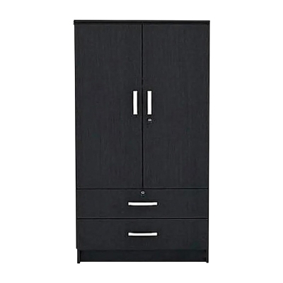 Picture of 2dubble door almira with two extra storge Melamine Laminated Board Cupboard, Premium Quality and Design - Best Quality Furniture