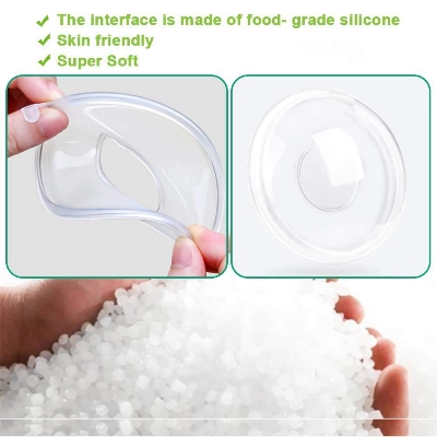 Picture of Breast Milk Collector, 2pcs Breast Shells, Easy to Wear Milk Collection Cups BPA-Free Breast Shlle Milk Collector