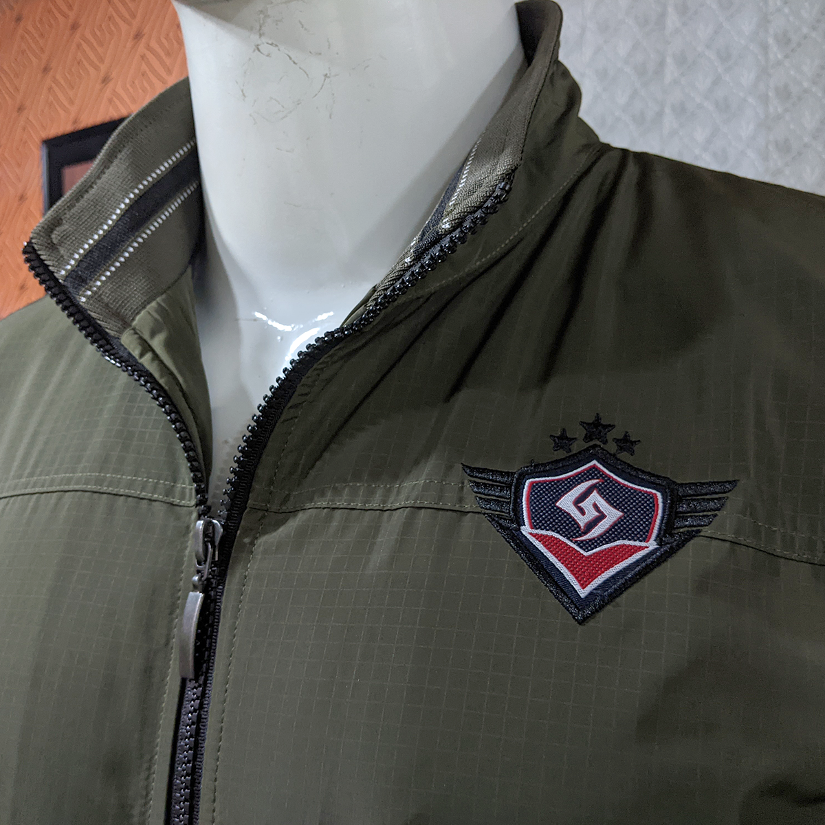 Picture of Shohure Olive color Double part air proof jacket