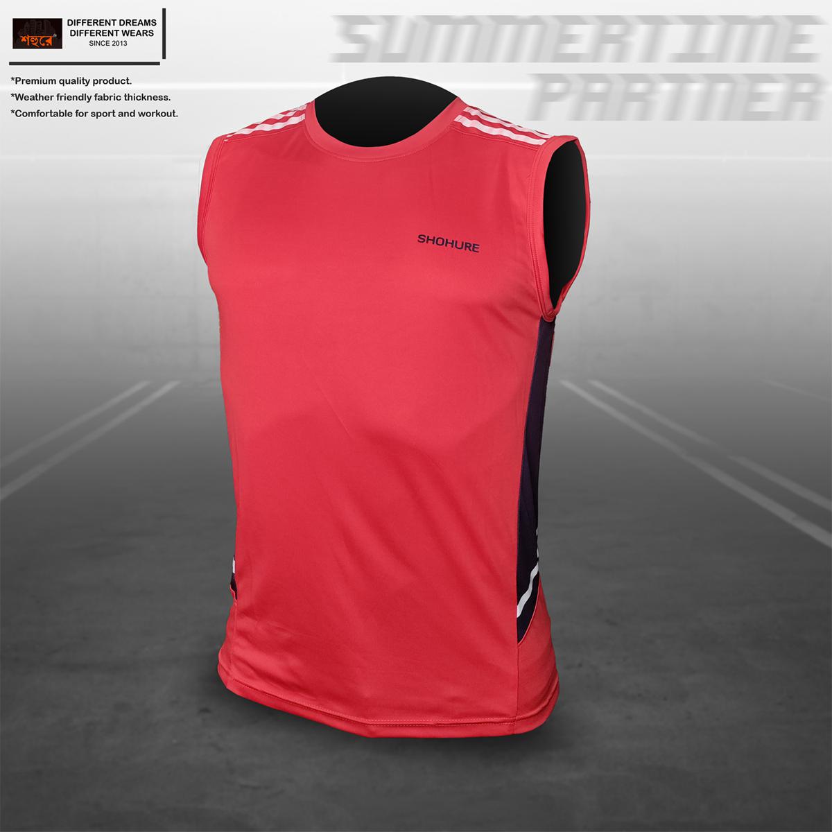 Picture of Shohure Red Color Tank Top