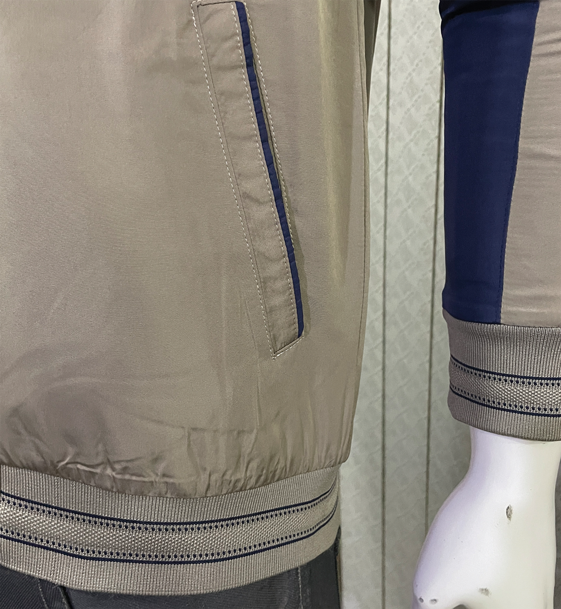 Picture of Multicolor Double part air proof jacket