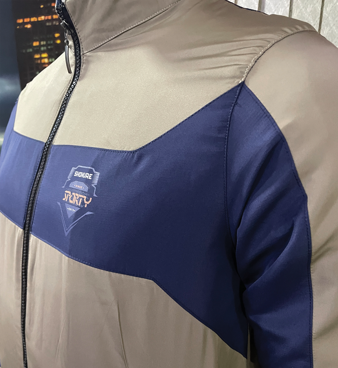 Picture of Multicolor Double part air proof jacket