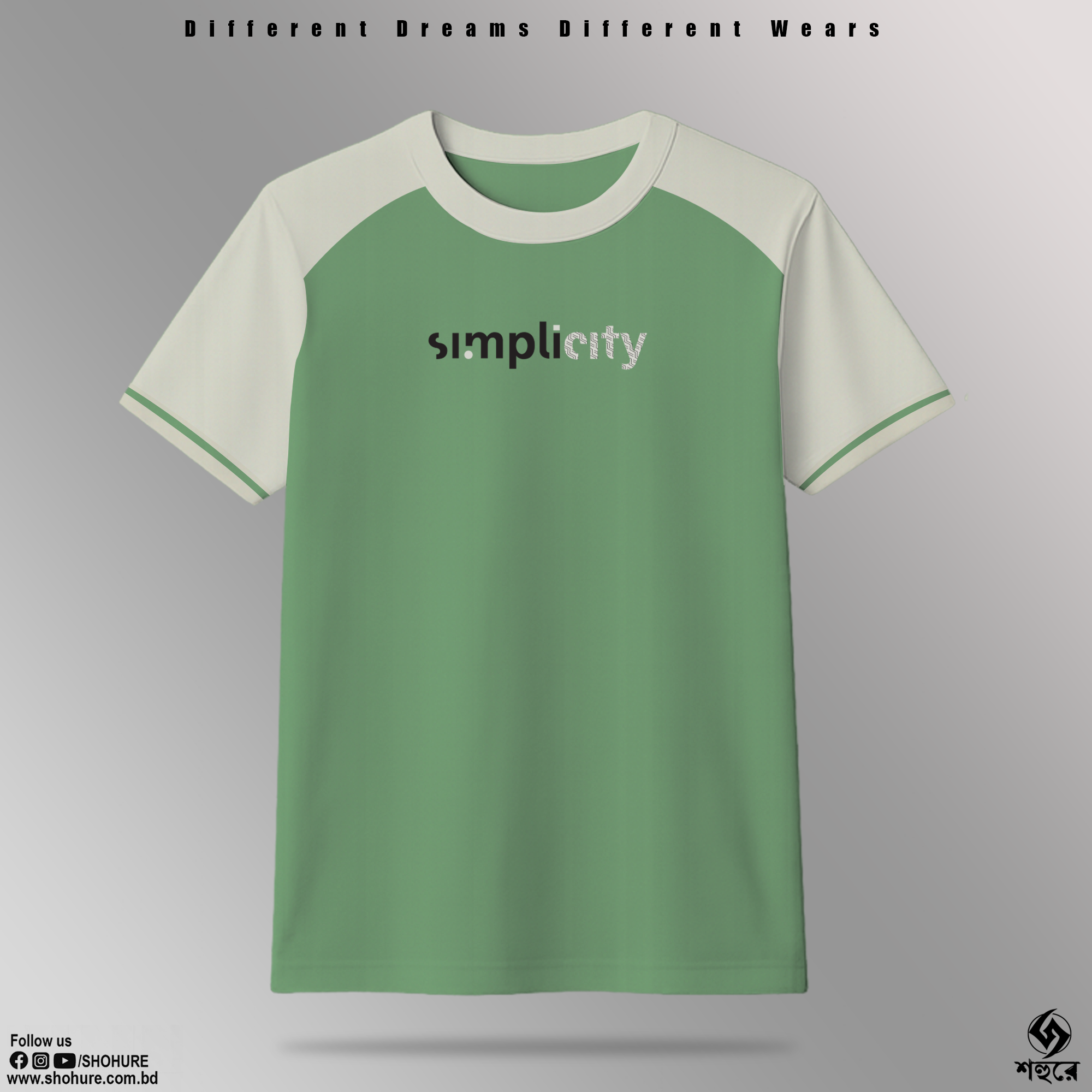 Picture of Shohure Round Neck Contrast Color t shirt