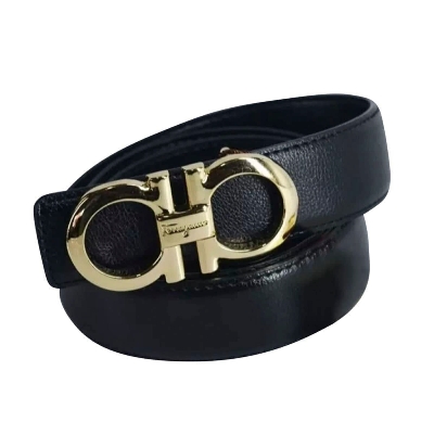 Picture of Ferragamo Black Leather Belt For Artificial Leather new collection brown Belt For Men 2024 - Belt - Belt For Artificial Leather new collection brown Belt For Men 2024