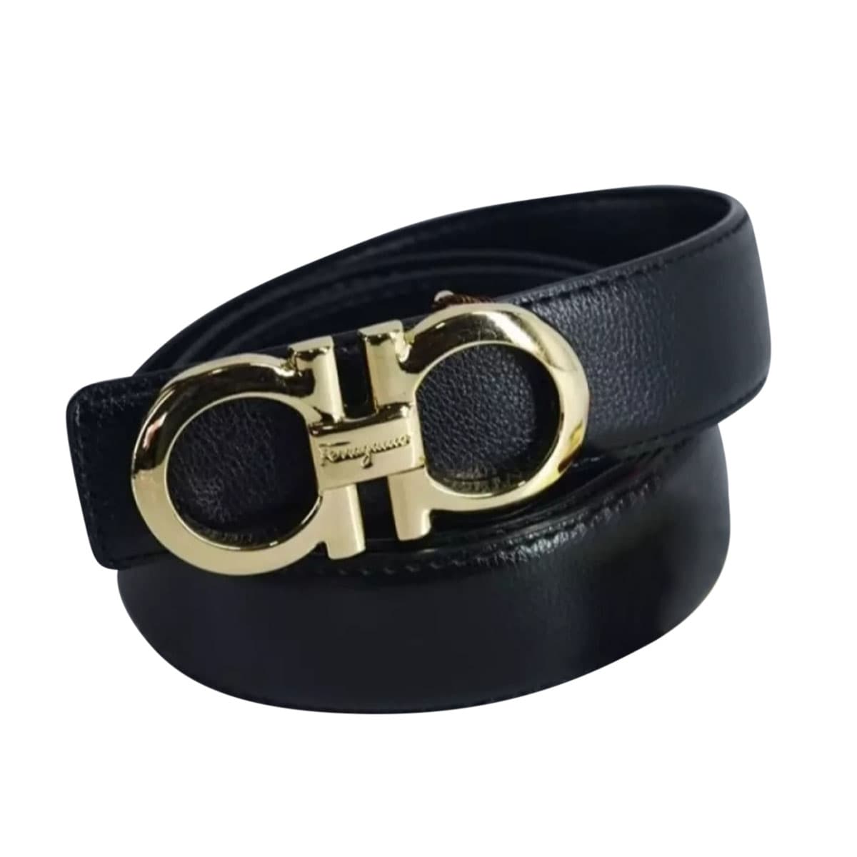 Picture of Ferragamo Black Leather Belt For Artificial Leather new collection brown Belt For Men 2024 - Belt - Belt For Artificial Leather new collection brown Belt For Men 2024