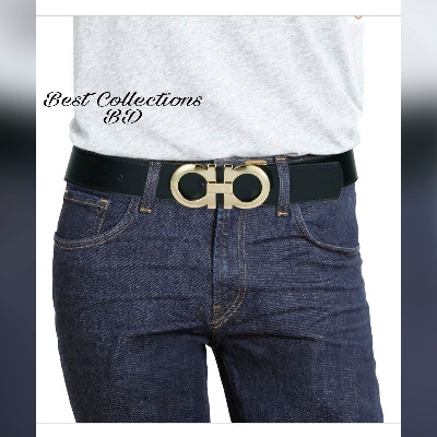 Picture of Ferragamo High Quality Artificial Leather new collection brown Belt For Men 2024's Black Belt Leather Male Strap Pin Buckle Casual Belt