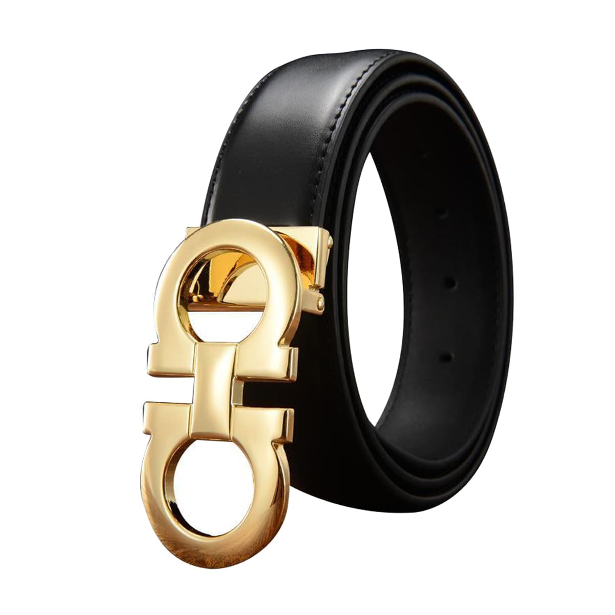 Picture of Ferragamo Exclusive Black Belt for Artificial Leather new collection brown Belt For Men 2024 - Belt For Artificial Leather new collection brown Belt For Men 2024