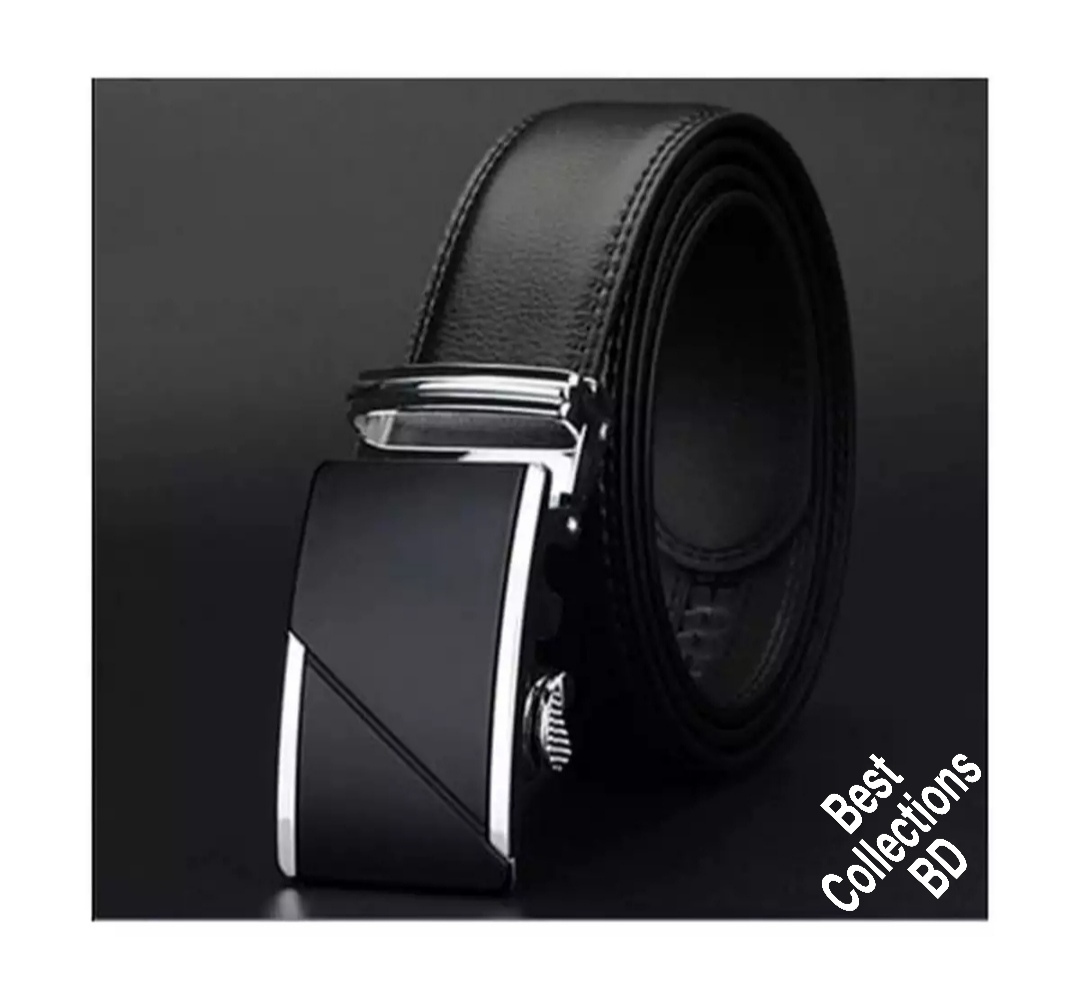 Picture of Stylish Formal & Casual Auto Gear Belt For Artificial Leather new collection brown Belt For Men 2024