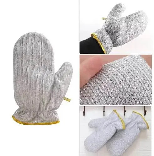 Picture of Waterproof Dishwashing Cleaning Gloves | One Size Fits All | 2-Piece Pack