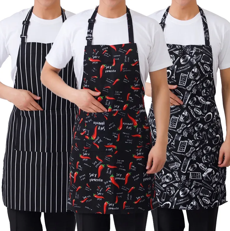 Picture of Stylish Cotton Printed Kitchen Apron – Comfortable & Durable (Free Size: Fits All) Multicolor