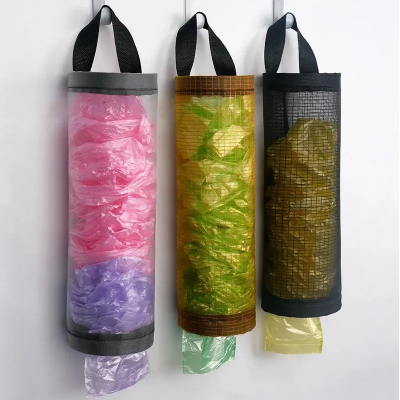 Picture of 1-PCS Garbage Bag Storage Kitchen Garbage Organizer Plastic Bag Holder Organizing Hanging Garbage Collection Storage Bag
