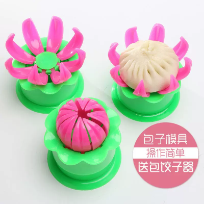 Picture of Kitchen DIY Bun Pie Mold Manual Dumpling Maker Steamed Stuffed Chinese Baozi Mold Baking Pastry Tool Kitchen Gadgets Bakeware